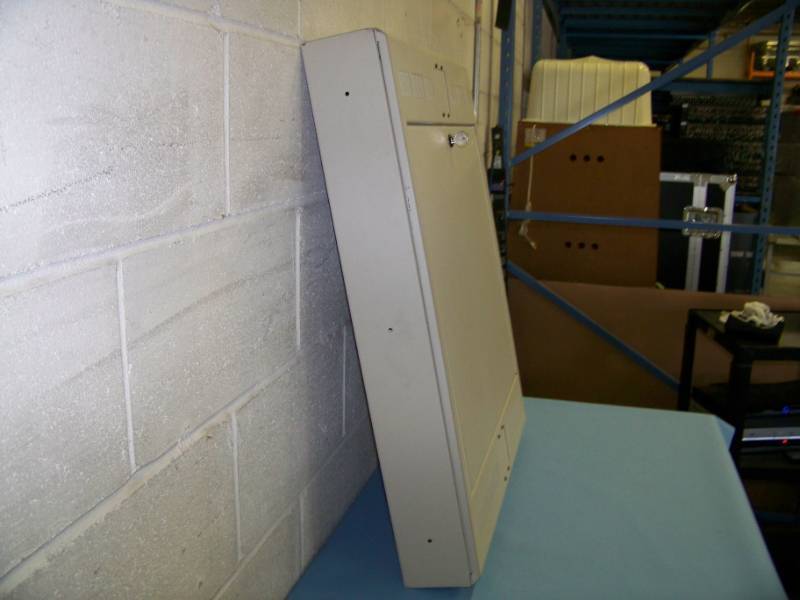 lot 121 image: Middle Atlantic, Tilt Out Wall Rack with Lockable Door and Key - NEW  NEVER INSTALLED