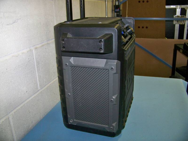lot 103 image: ION, Pathfinder, High Power, Water Resistant, Portable Loudspeaker  Speaker with Bluetooth, Microphone and Color Light Bar