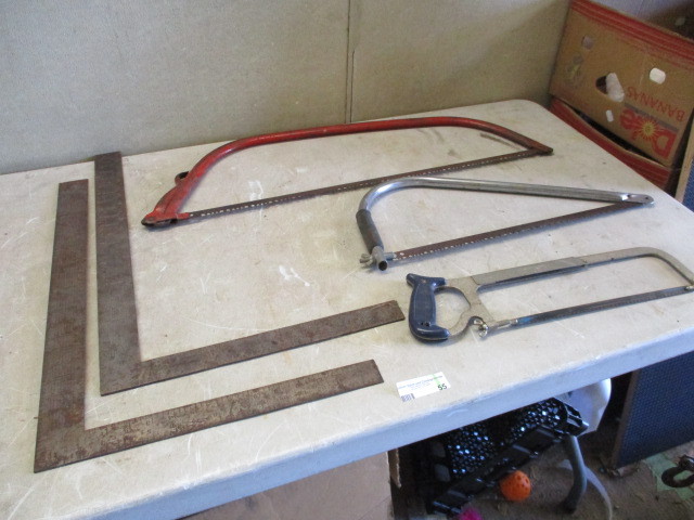 lot 55 image: Saws & Squares
