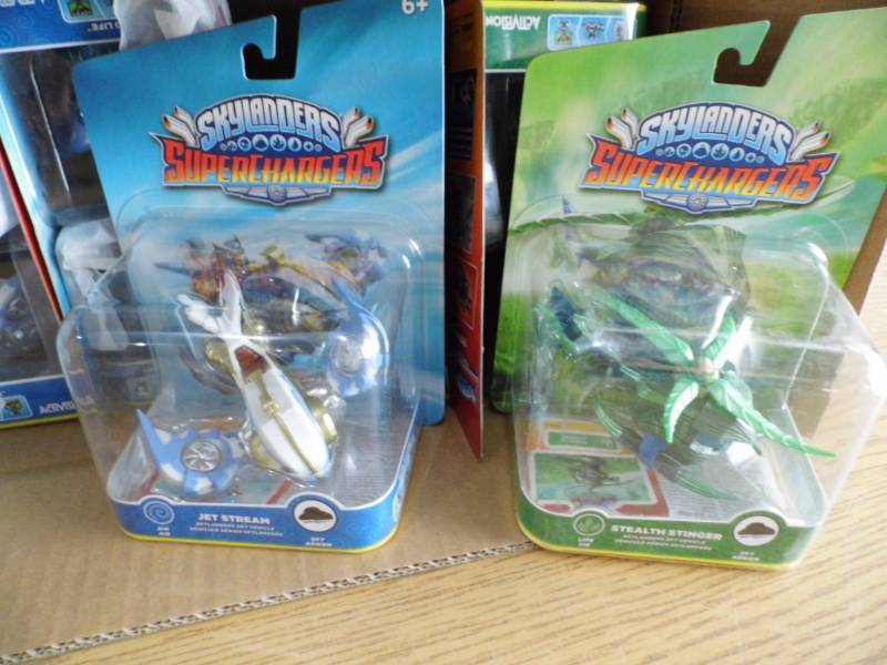 Case of Skylander Toys