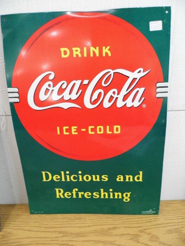 Coke Metal Sign