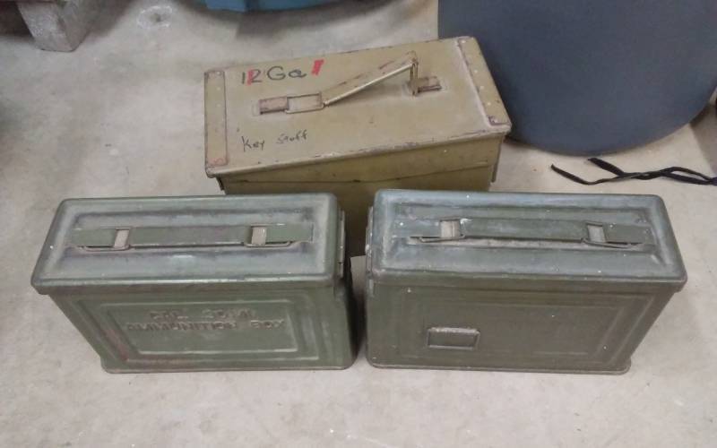 lot 21 image: 3-Ammo Boxes