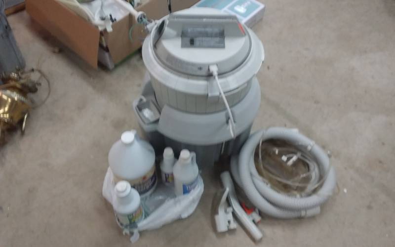 lot 34 image: Kenmore Cleanmore Home Cleaning System With Chemicals