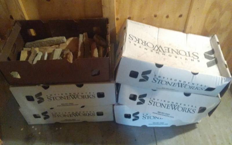 lot 99 image: 5-Boxes Of Decorative Stone - BRING HELPCART TO LOAD