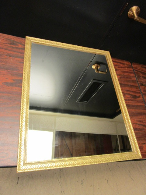 GOLD FRAMED MIRROR