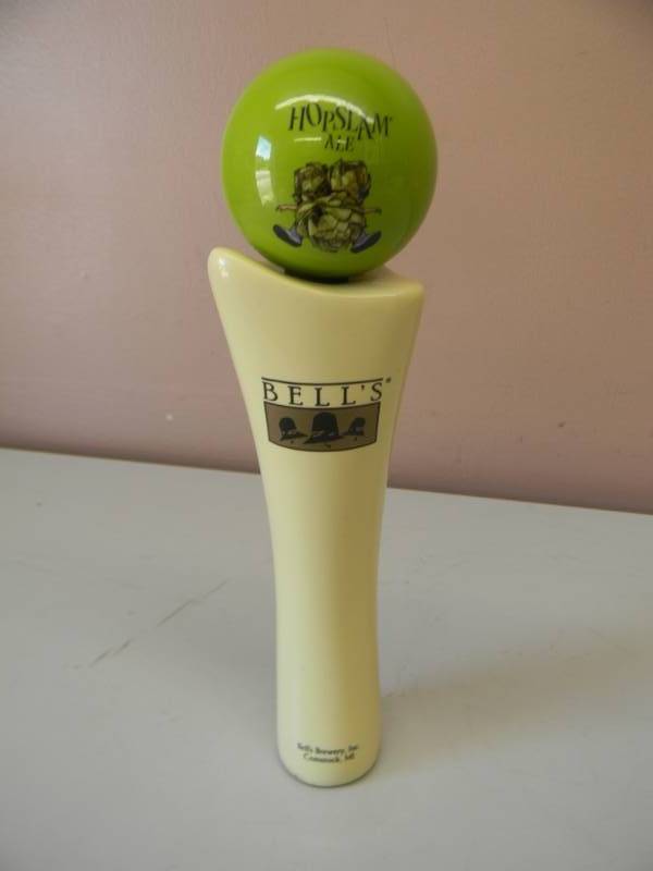 lot 13 image: BELLS BREWERY INC. - HOPSLAM ALE TAP HANDLE - NICE - APPROX 11 - SEE PICTURES