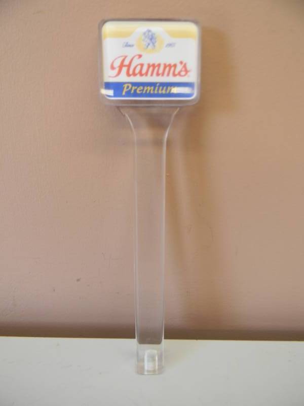 lot 18 image: VINTAGE HAMMS BEER PREMIUM TAP HANDLE - TALL VERSION - APPROX 12 LONG - NICE - SEE PICTURES