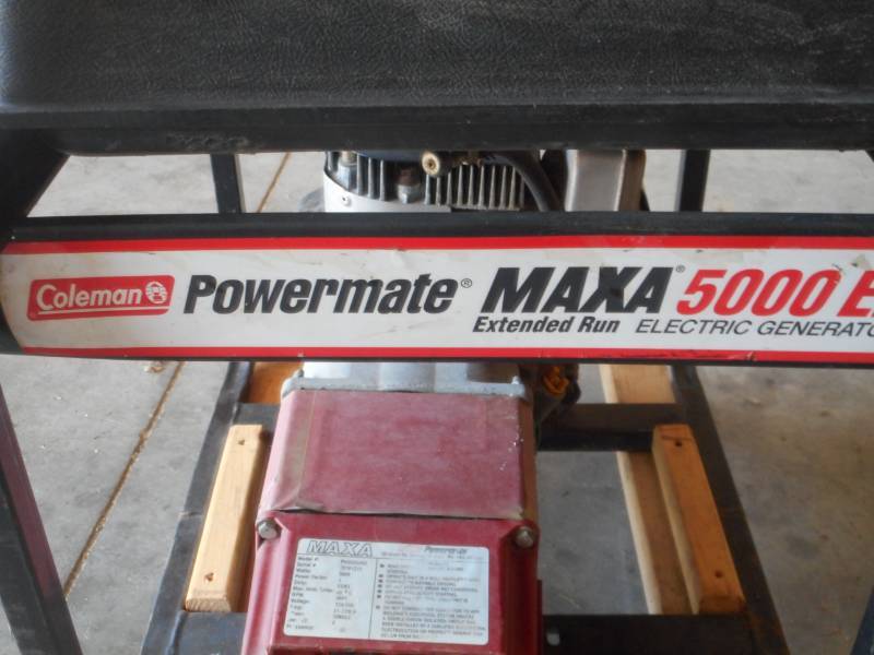 10 HP, 5000 Watt Coleman Generator