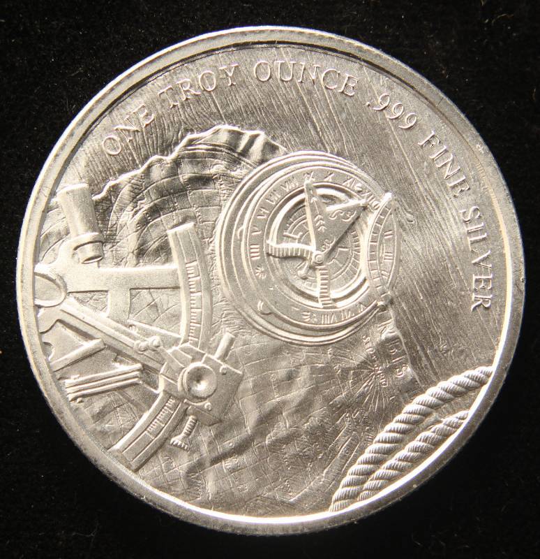 lot 26 image: 1 TROY OZ. .999 FINE SILVER PROSPECTOR ROUND