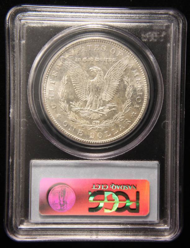 lot 28 image: 1880-S MORGAN SILVER DOLLAR MS63 PCGS