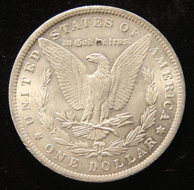 lot 34 image: 1884-O MORGAN SILVER DOLLAR UNC