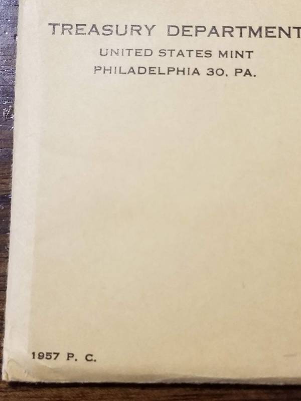 lot 09-A image: 1957 US PROOF SET IN ORIGINAL GOVT PACKAGING
