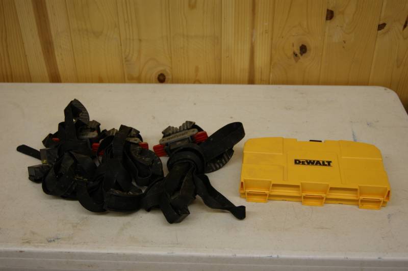 lot 11 image: Dewalt Bits and Wolfcraft Straps