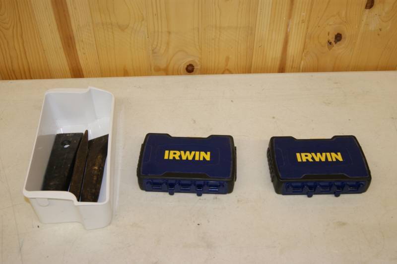 lot 13 image: Lot of (2) 6-PC. Irwin Auger Wood Drilling Bit Set