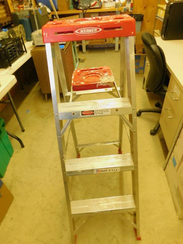 lot 60 image: Werner 4ft. Step Ladder