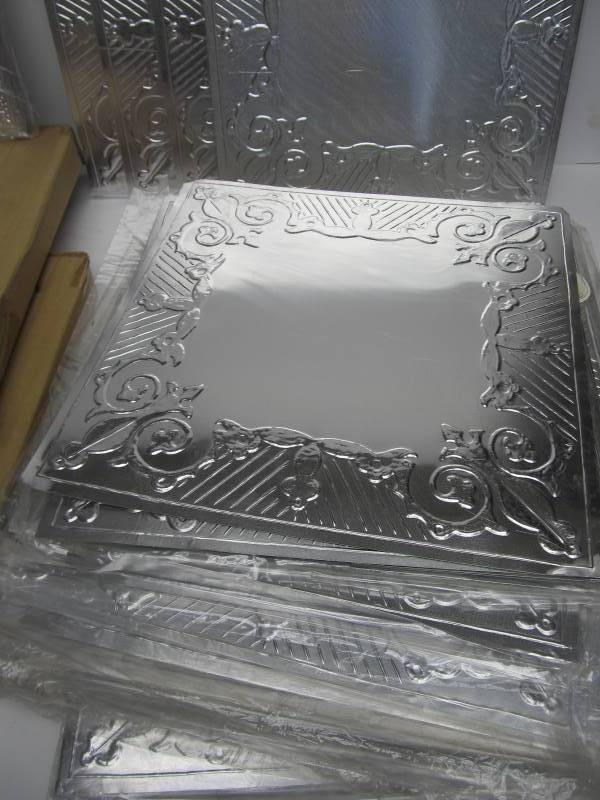 lot 36 image: Approx 150 Brand New Metal Ceiling or Wall Panels
