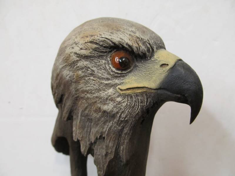lot 56 image: Hand Signed RICK CAIN Limited Edition Eagle Sculpture