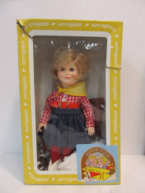 lot 204 image: 2 Vintage NOS BOBBSEY TWINS Dolls wBoxes