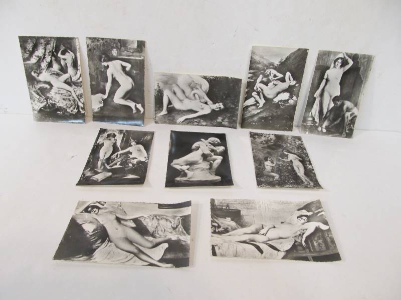 lot 120 image: Antique Salon De Paris NudeRisqu Art Photos