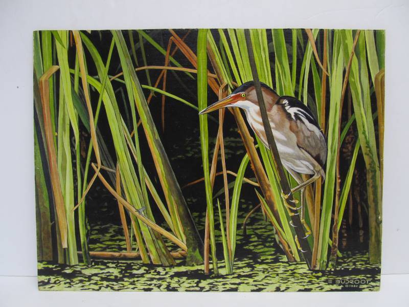lot 99 image: Original Signed Oil Painting by Wildlife Illustration Artist Eugene Budroot #1
