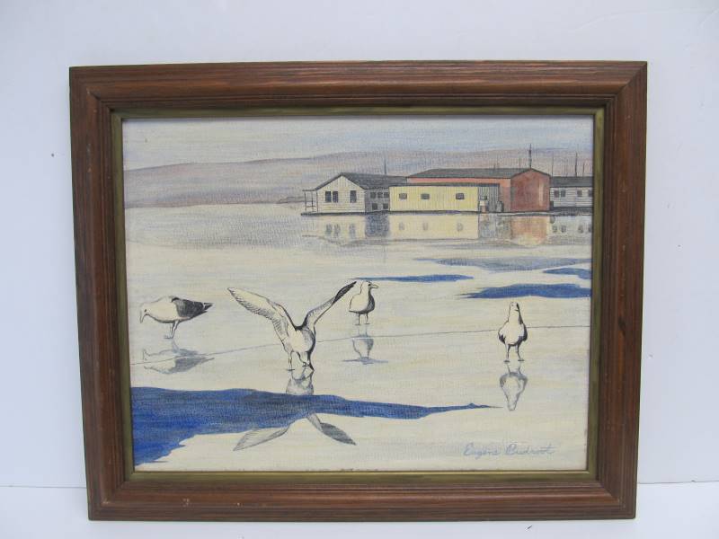 lot 100 image: Original Signed Oil Painting by Wildlife Illustration Artist Eugene Budroot #2