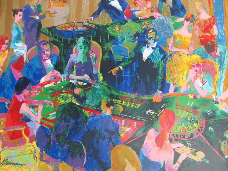 lot 198 image: Plate Signed LEROY NEIMAN Serigraph