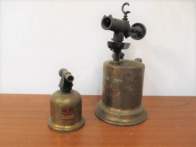lot 213 image: Pair of Old Vintage Blowtorches