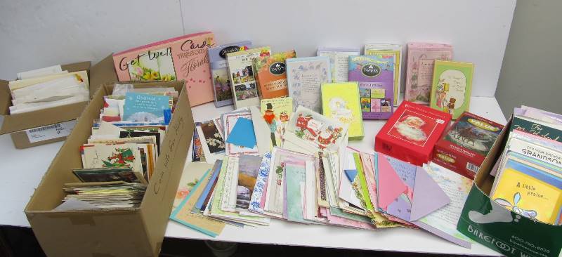 lot 140 image: Massive Lot of Unused Greeting Cards wEnvelopes
