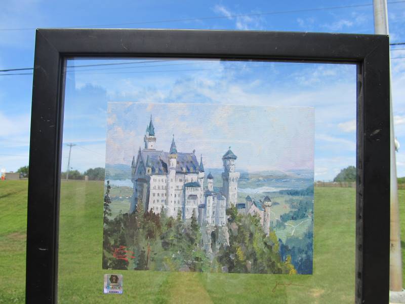 lot 171 image: Glass Framed & Signed THOMAS KINKADE Art Print