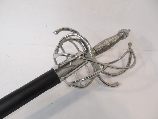 lot 245 image: Large Vintage Decorative Sword wScabbard #2