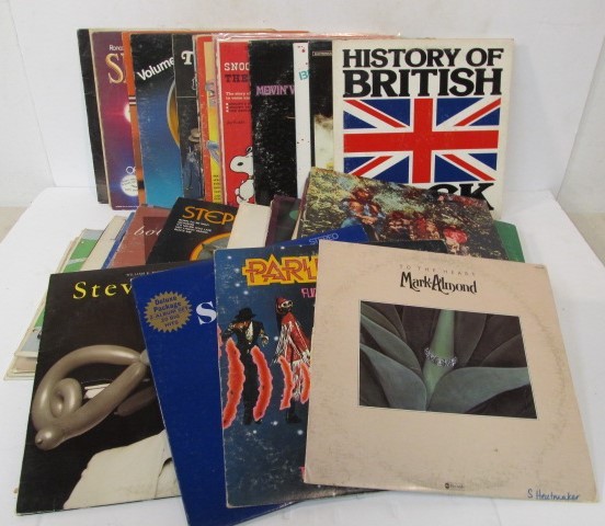 lot 234 image: Lot of 48 Vinyl Records - Rock & Pop