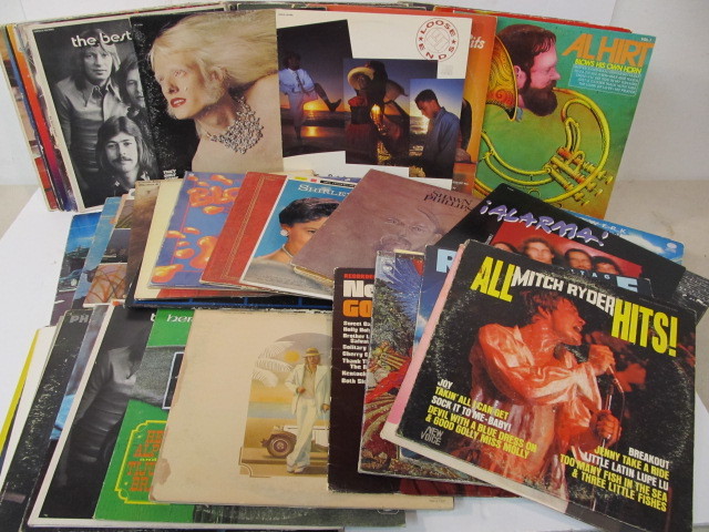 lot 236 image: Lot of 60 Vinyl Records - Rock & Pop
