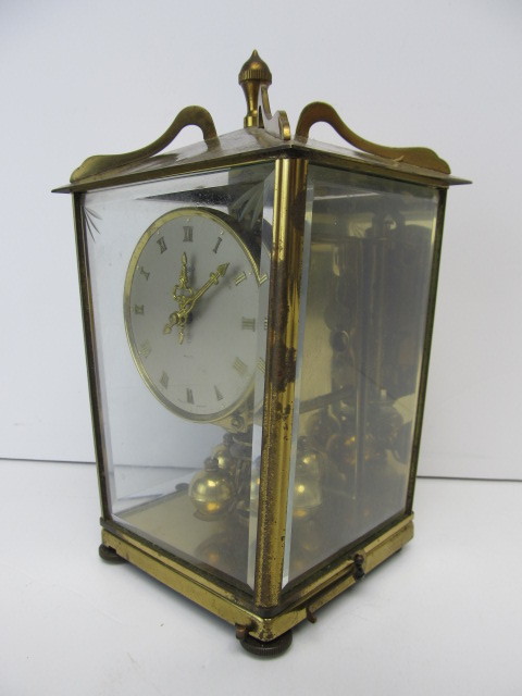 lot 8 image: Vintage German SCHATZ 400 Day Anniversary Clock