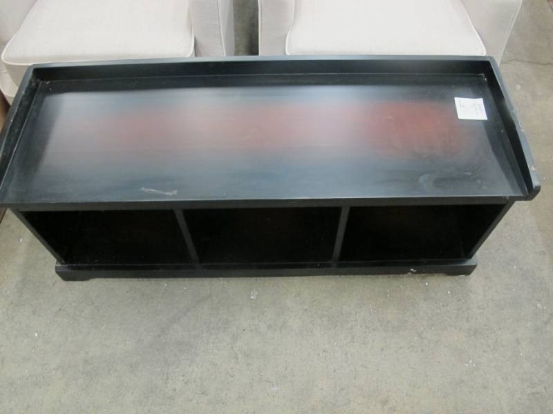lot 20 image: Wooden EntryWay Benches with storage compatrments - Scratches