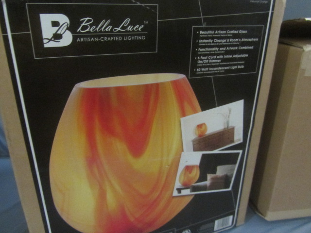 lot 148 image: Bella Luce Glass Lamp