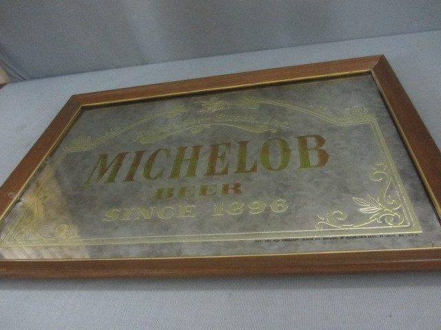 lot 166 image: Michelob Beer Mirror