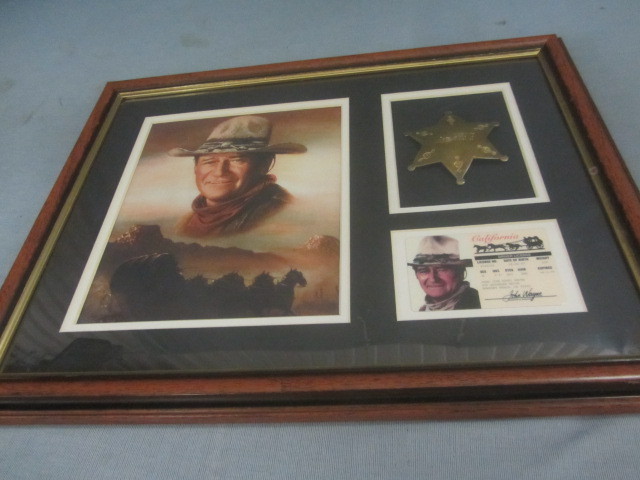 lot 168 image: John Wayne Movie Print