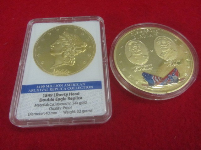 lot 117 image: Replica Liberty Head, Civil War Commemorative