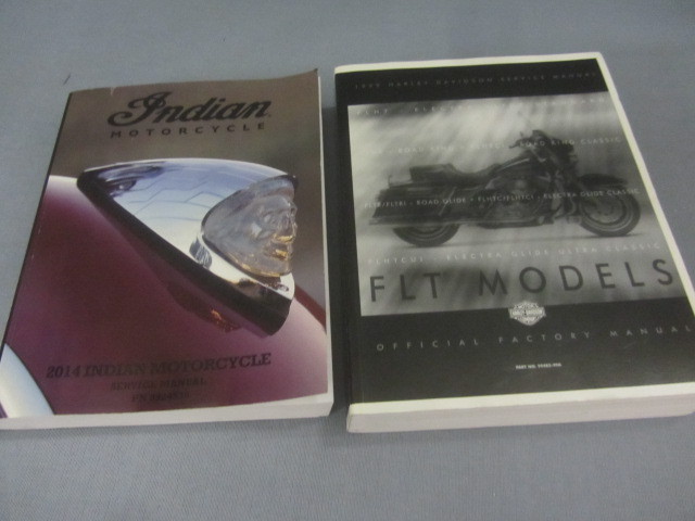 lot 42 image: Harley, Indian Motorcycle Manuals