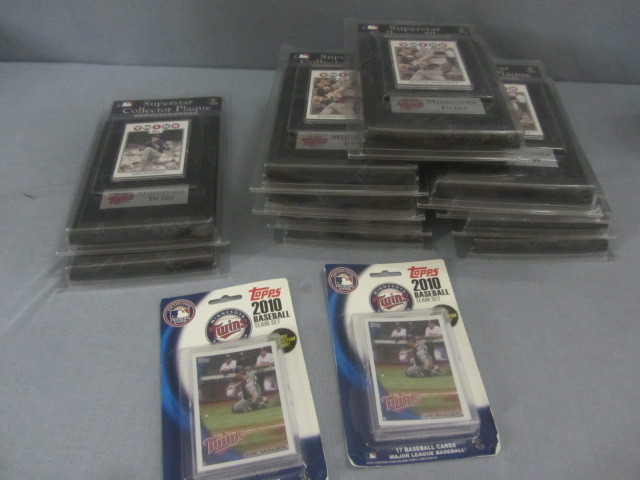 lot 48 image: MN Twins Collector Cards