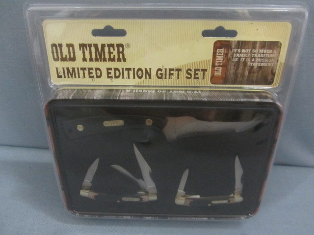 lot 14 image: Old Timer 3 Knife Set