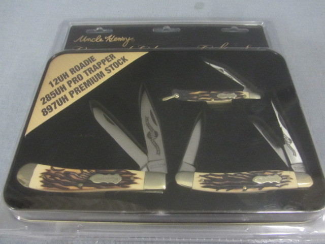 lot 16 image: Uncle Henry 3 Knife Set
