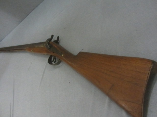 lot 4 image: Percussion Dbl Barrel Shotgun - Wm Moore