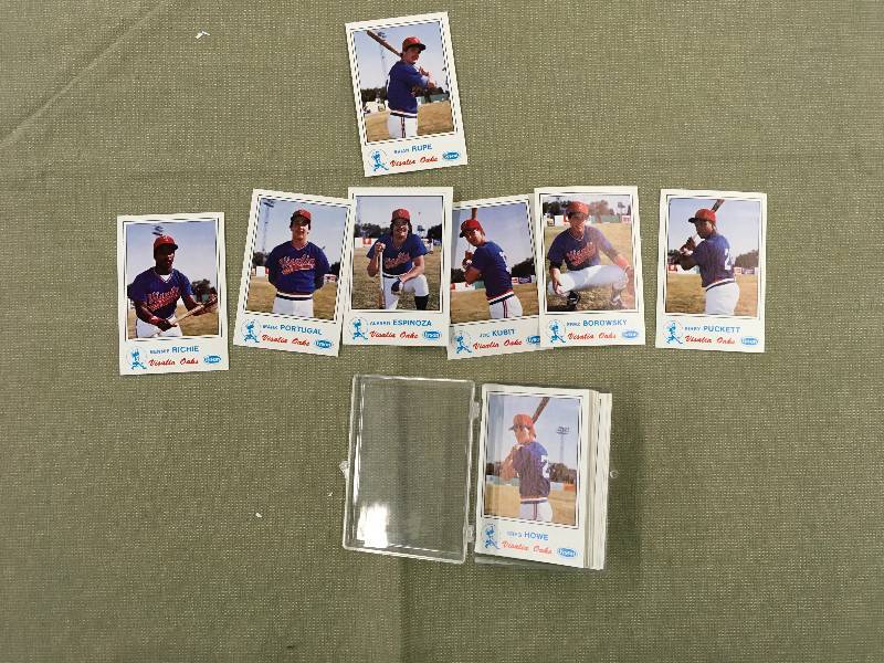 Very Rare 1983 Visalia Oaks Minor League Set