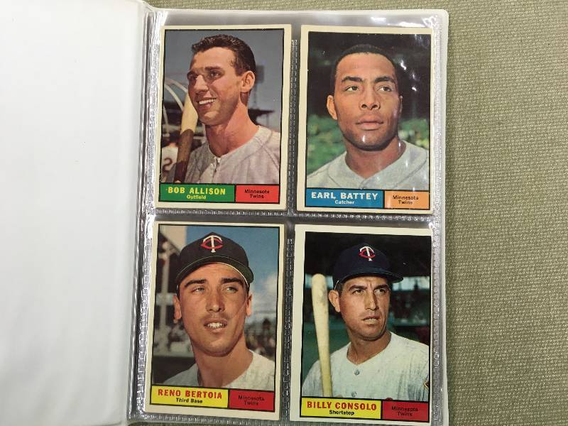 1961 Minnesota Twins Team set- 27 Cards