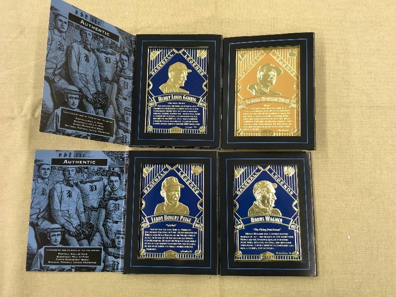 4 Legendary Foil Plaque Cards