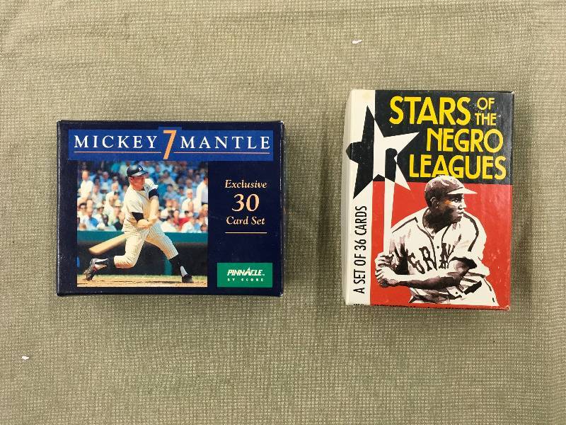 Negro Leagues Card Set & Mickey Mantle Card Set