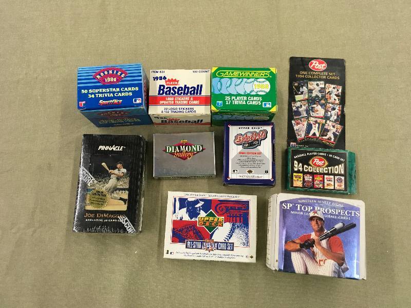 9 Small Baseball Card Sets