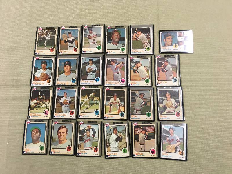 24 1973 Twins Cards - Includes Major Stars