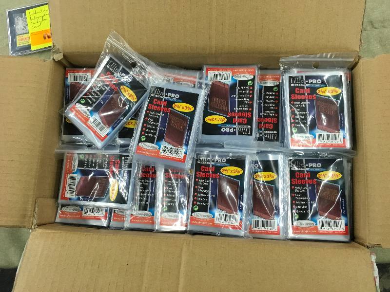 Huge Box of Card Sleeves